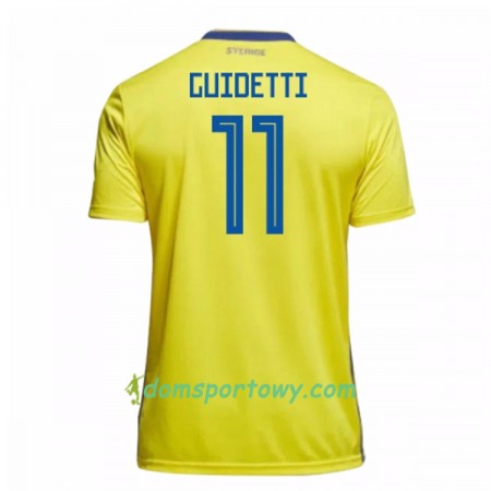 Koszulka Szwecja Guidetti 11 Domowe Koszulki Piłkarskie Mistrzostwa Świata 2018